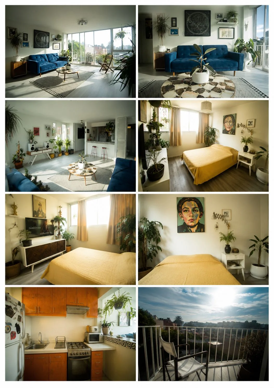 Furnished Flat with Balcony in Mexico City
