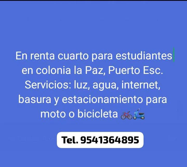 Private Room for Rent in La Paz, Puerto Escondido