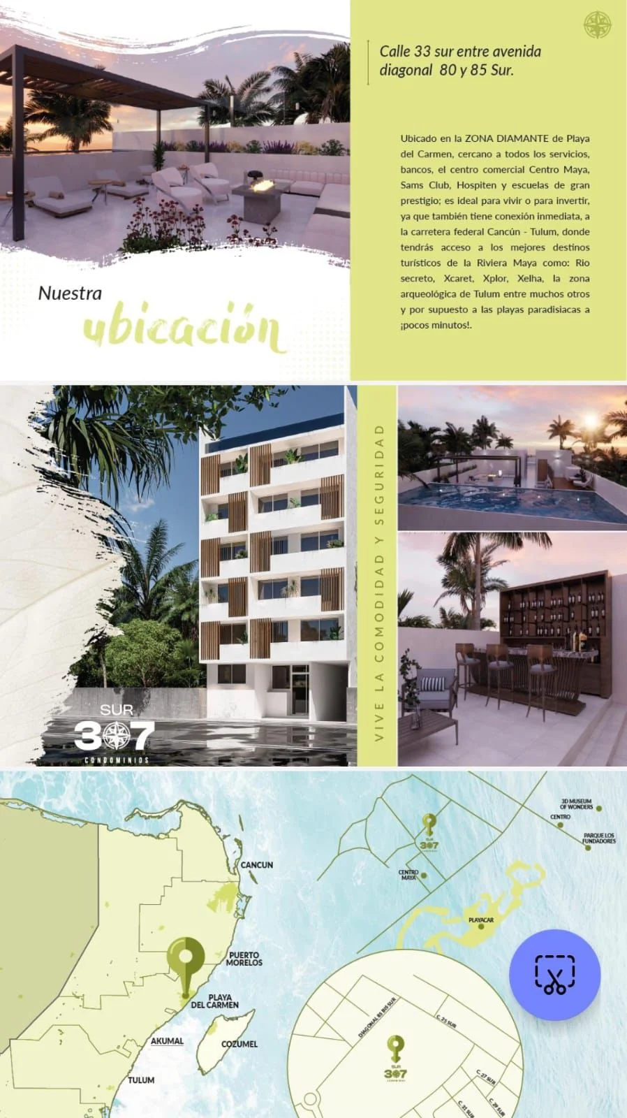 2 Bedroom Apartment in Centro Maya