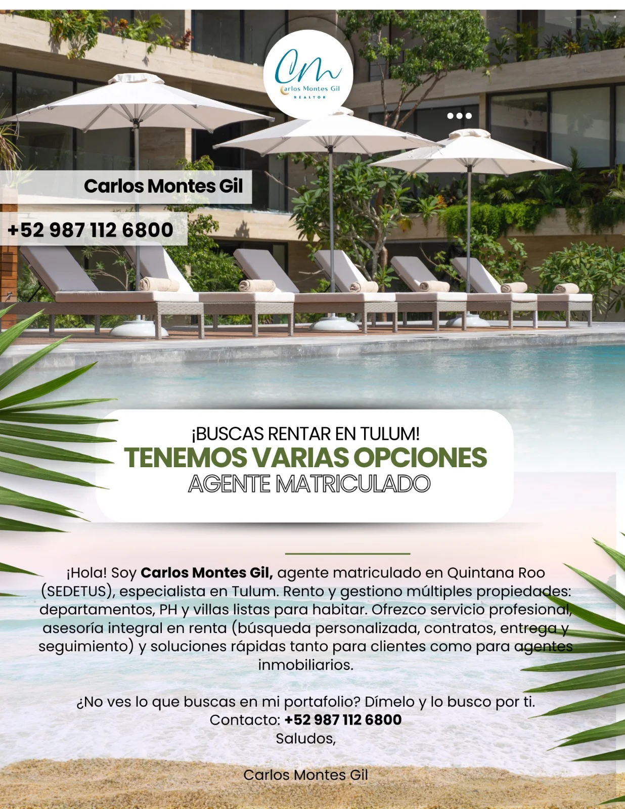 3 Bedroom Apartment in Tulum Selva Norte, Tulum