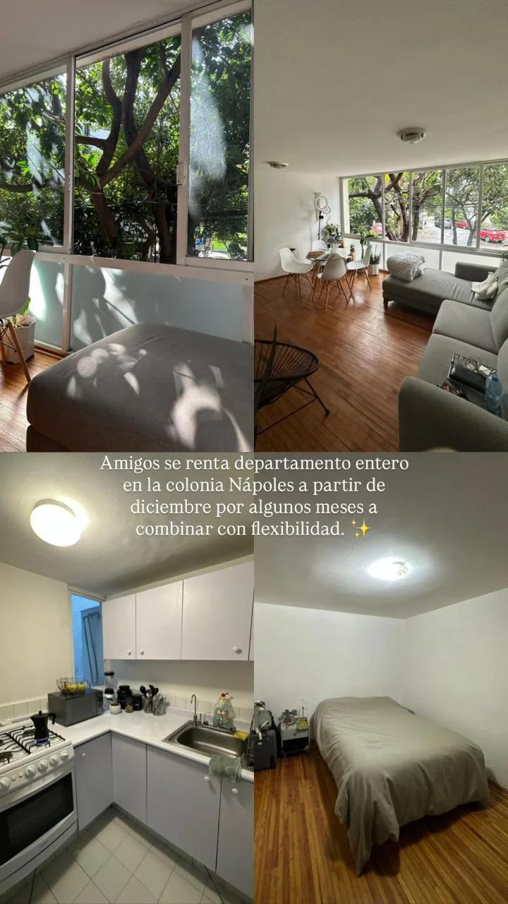 Apartment in Napoles for Woman No Pets