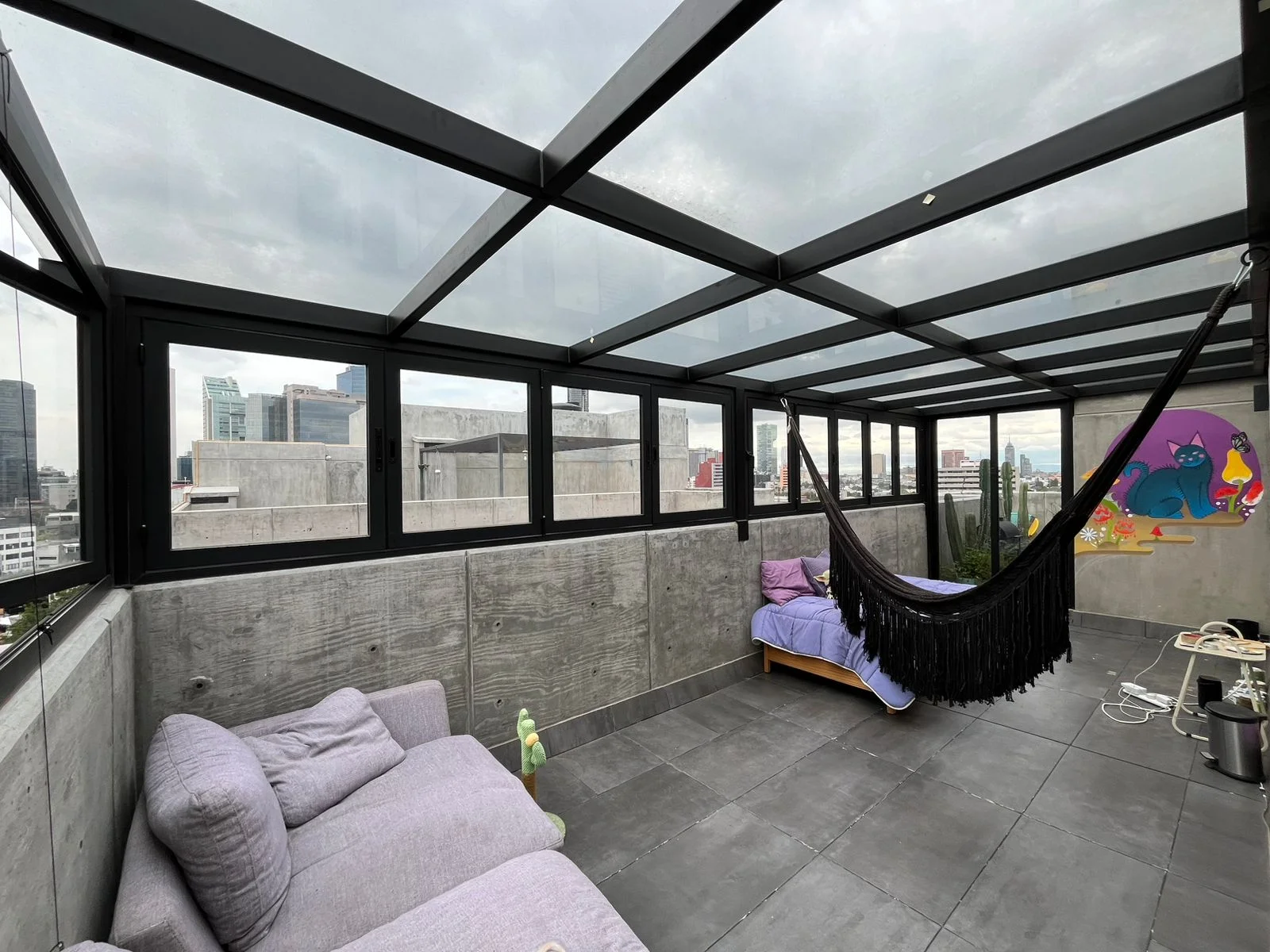 Two-Story Penthouse in Roma Norte, Mexico City