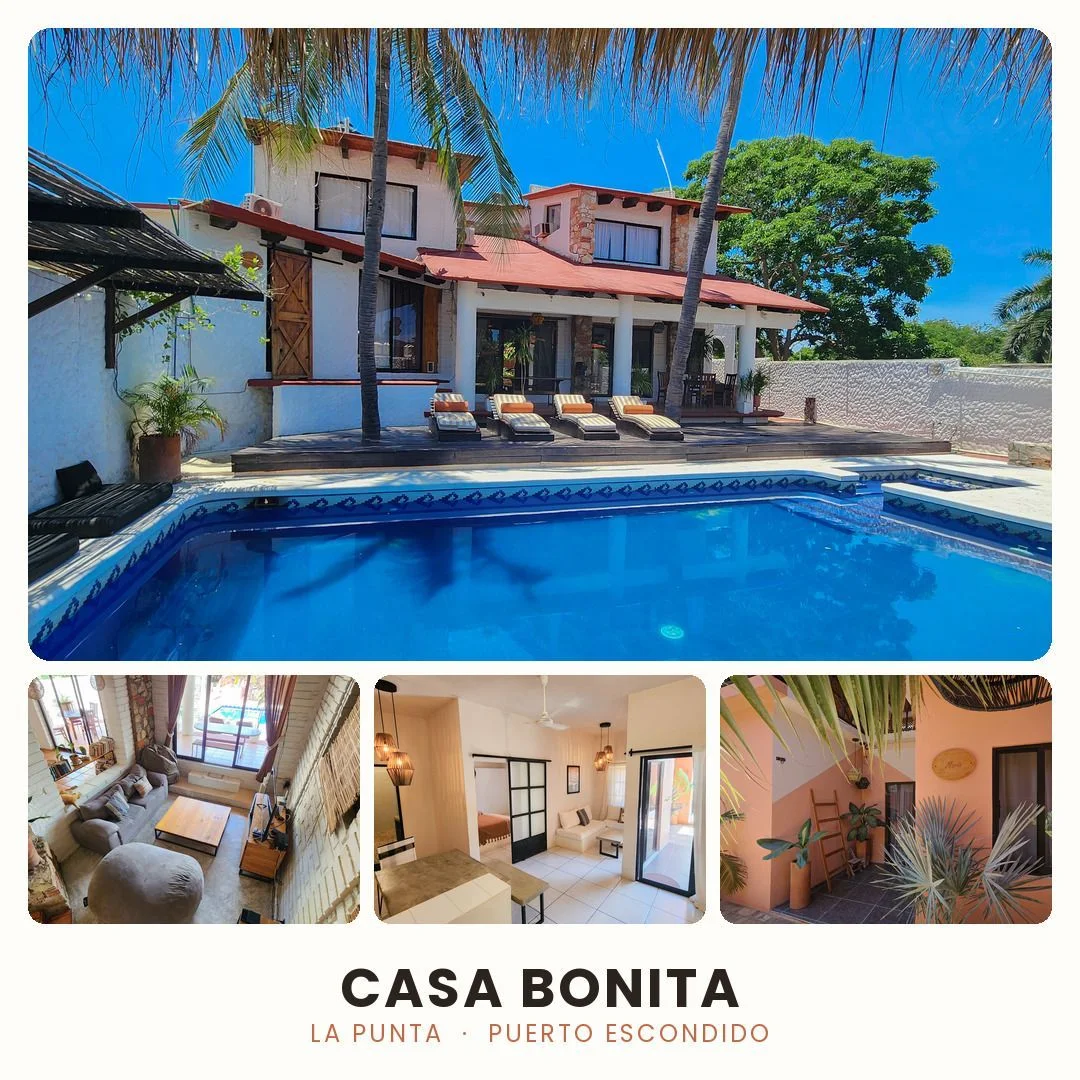 Casa Bonita Rental in La Punta, Puerto Escondido