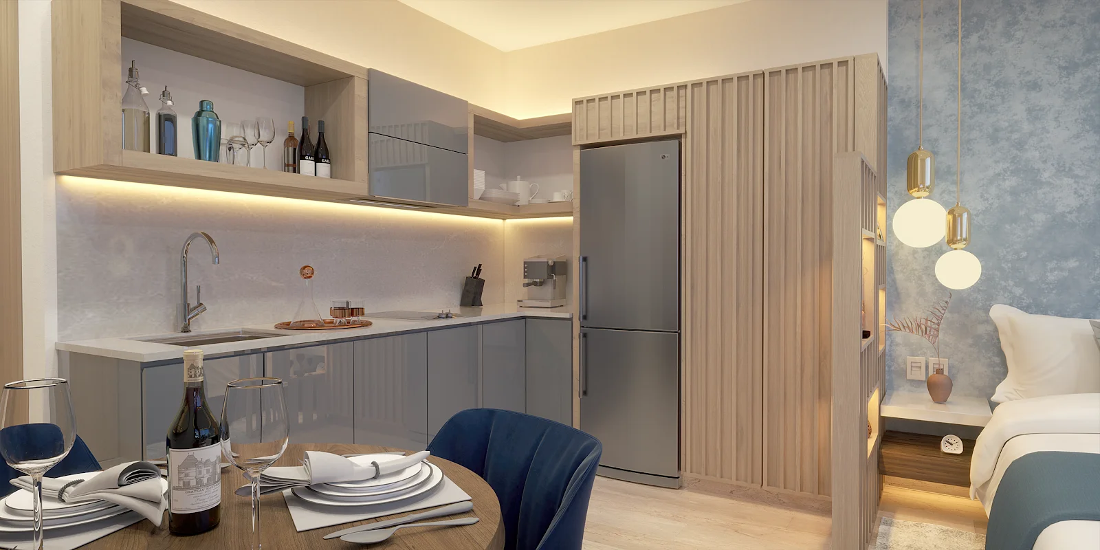 Furnished Studio for Rent – Calle 38 & Av. 20 Bis
