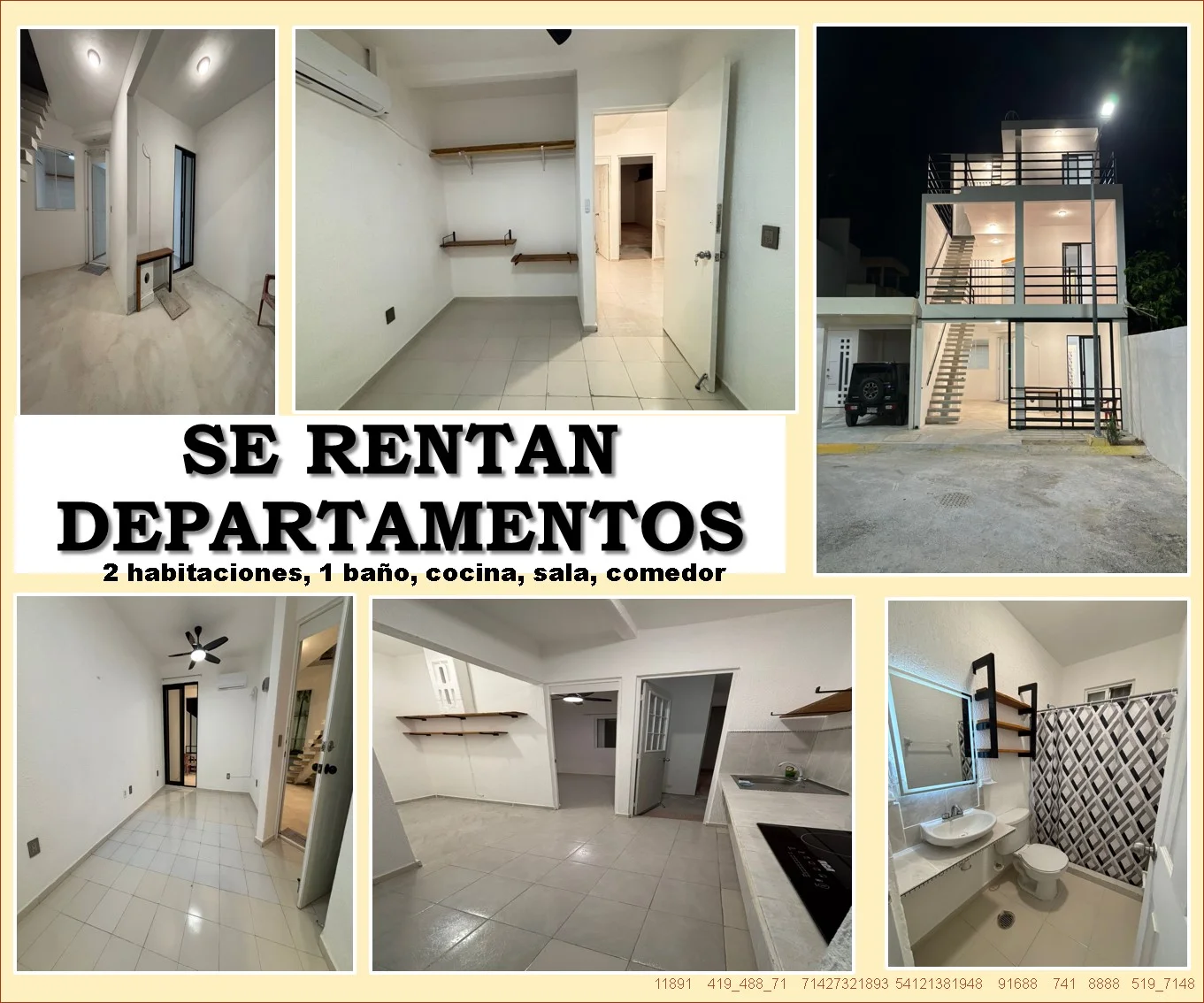2BR Apartment for Rent in Villas del Sol, Playa del Carmen