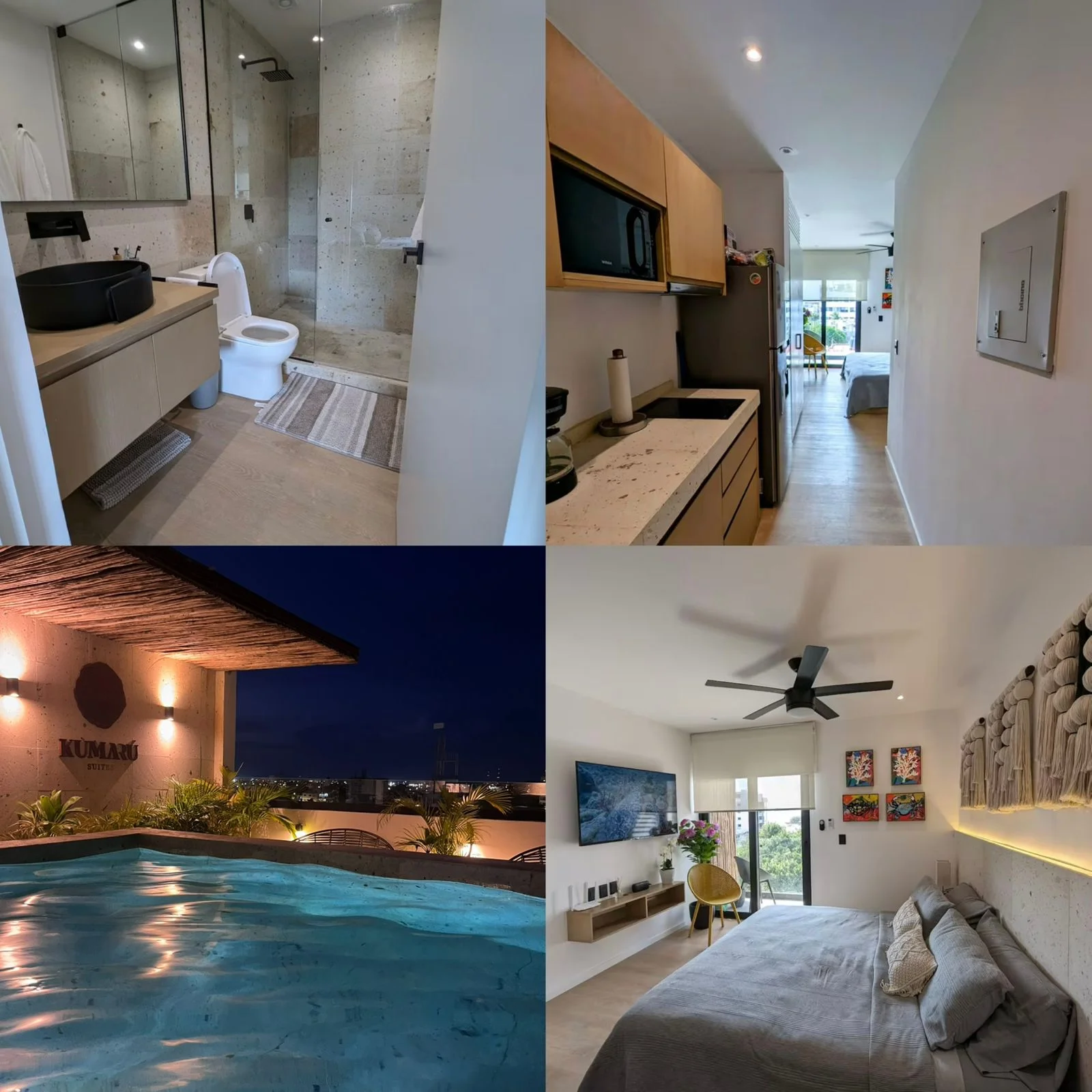 Studio for Rent at Kumaru Suites, Playa del Carmen