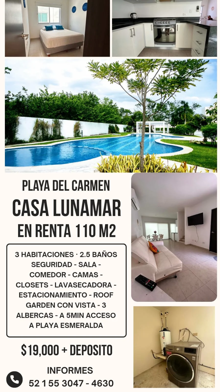 3 Bedroom House in Playa del Carmen
