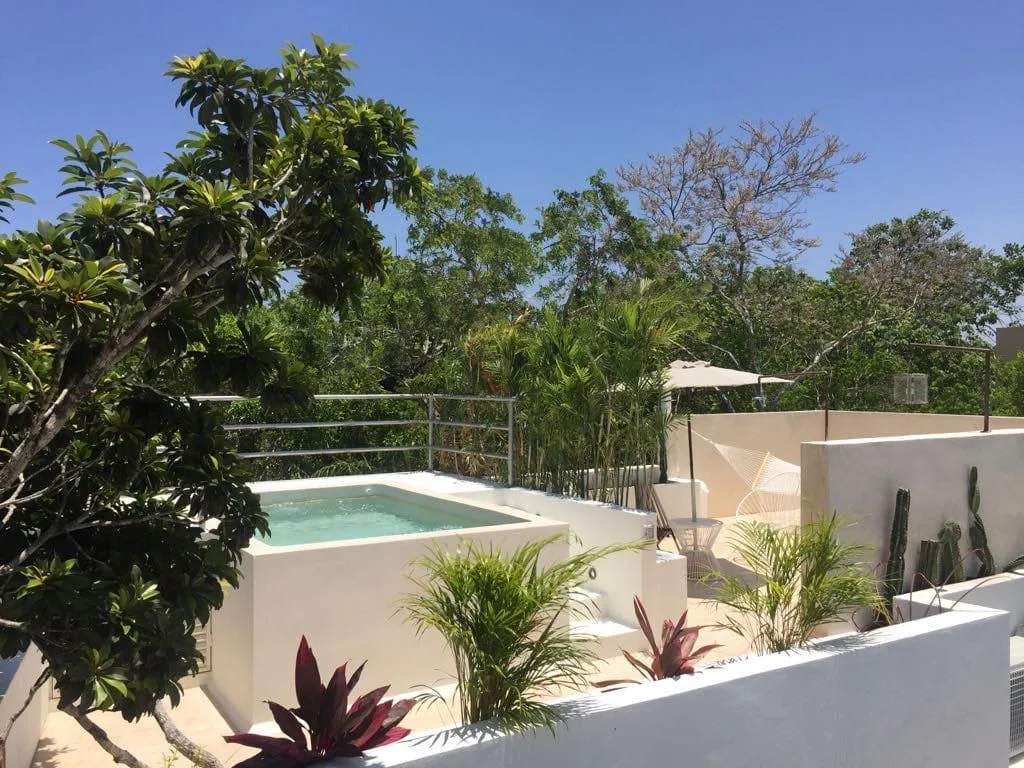 Studio with Private Rooftop Pool in Aldea Zama, Tulum