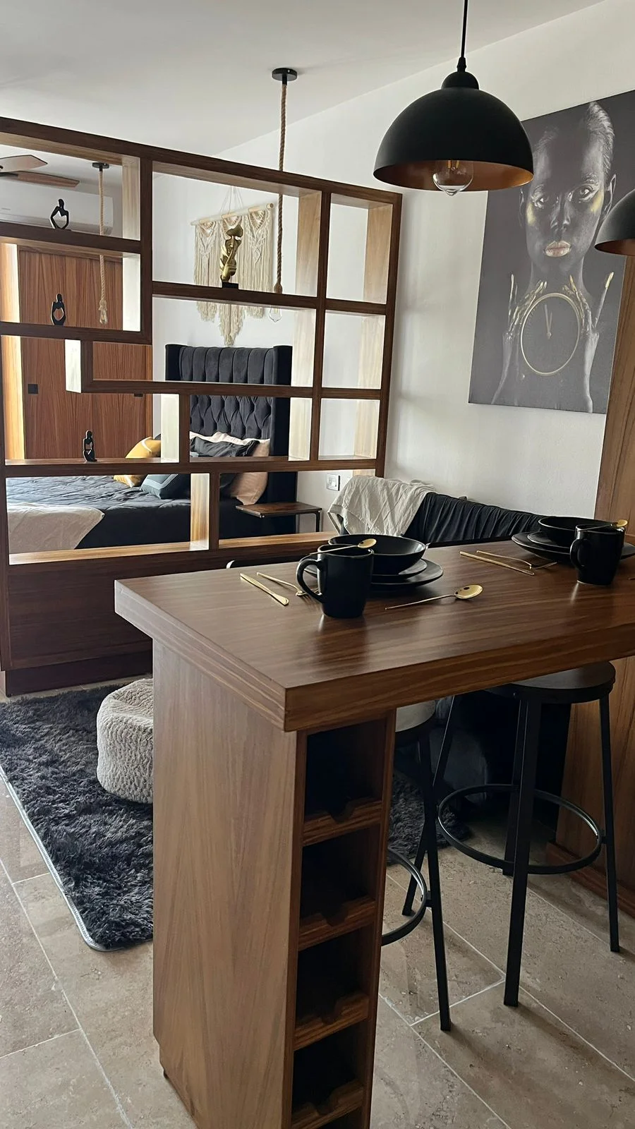 Furnished Studio Apartment for Rent on Av 20