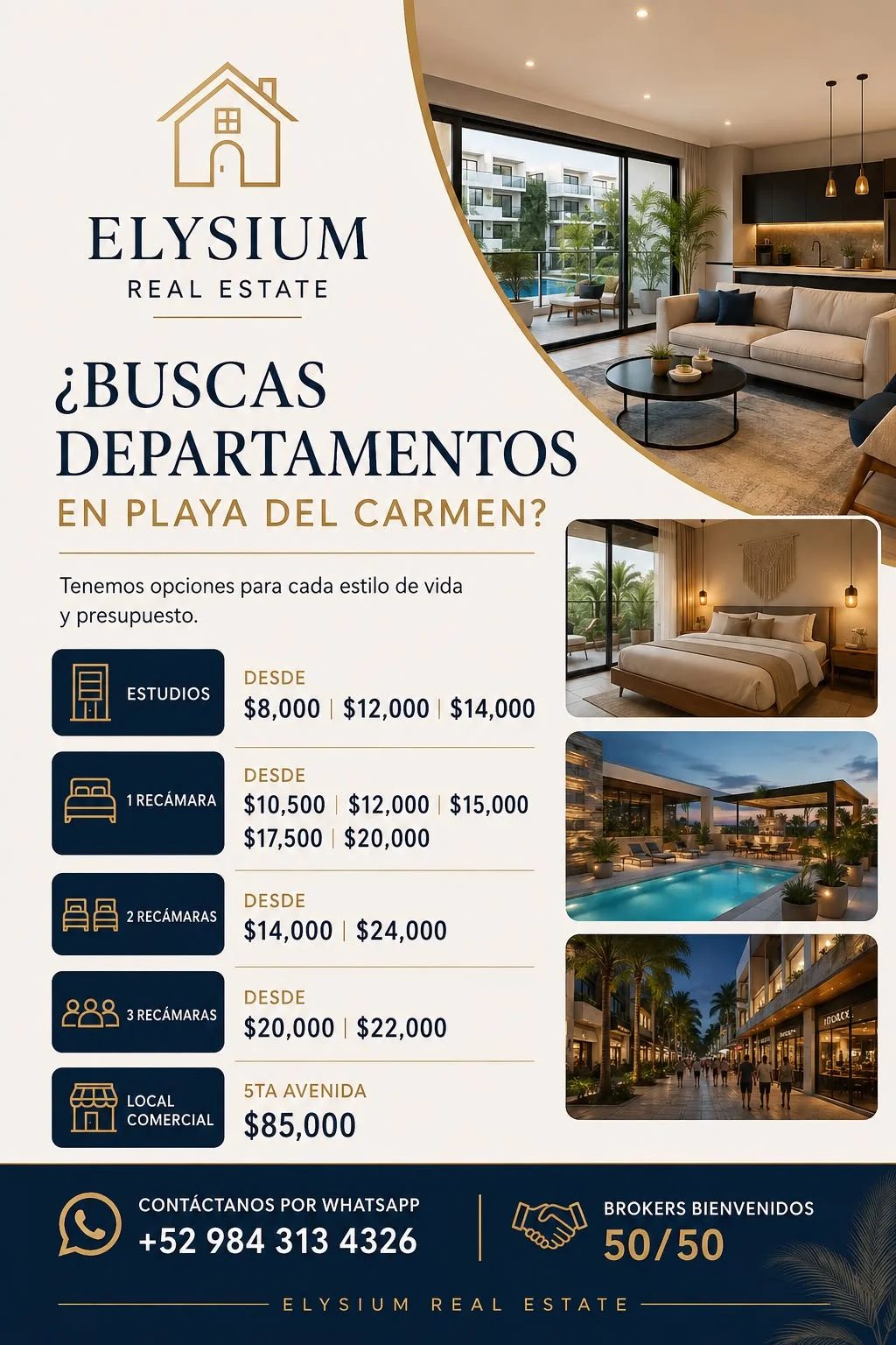 Apartments for Rent in Playa del Carmen