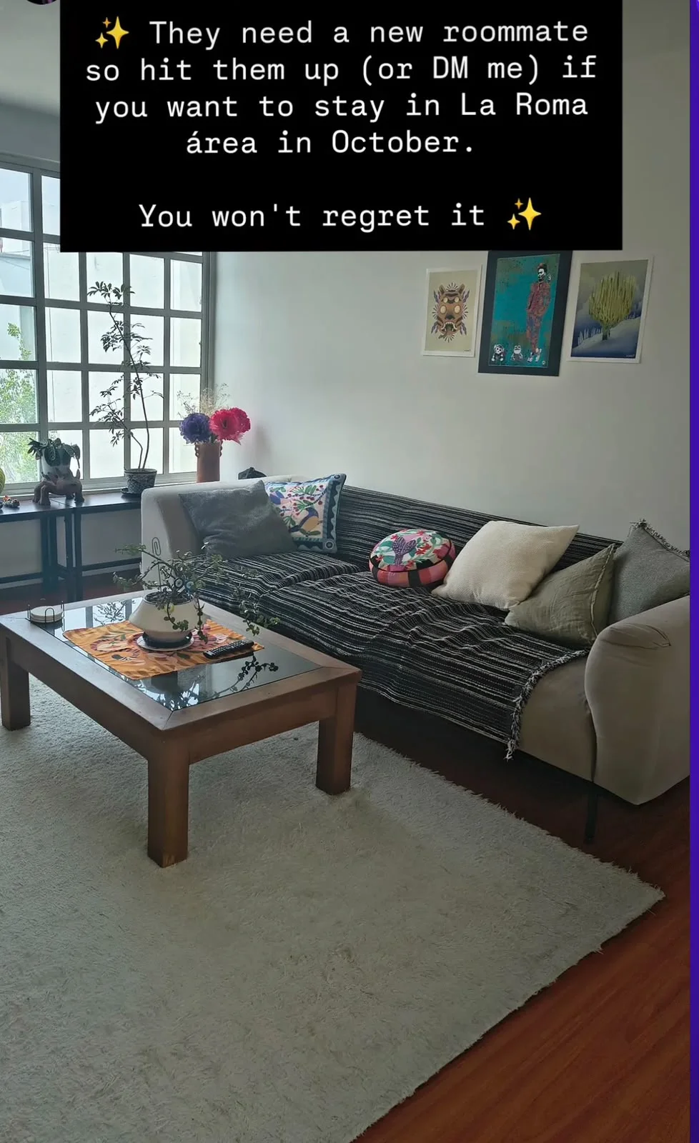 Room for Rent in Roma Norte, Mexico City