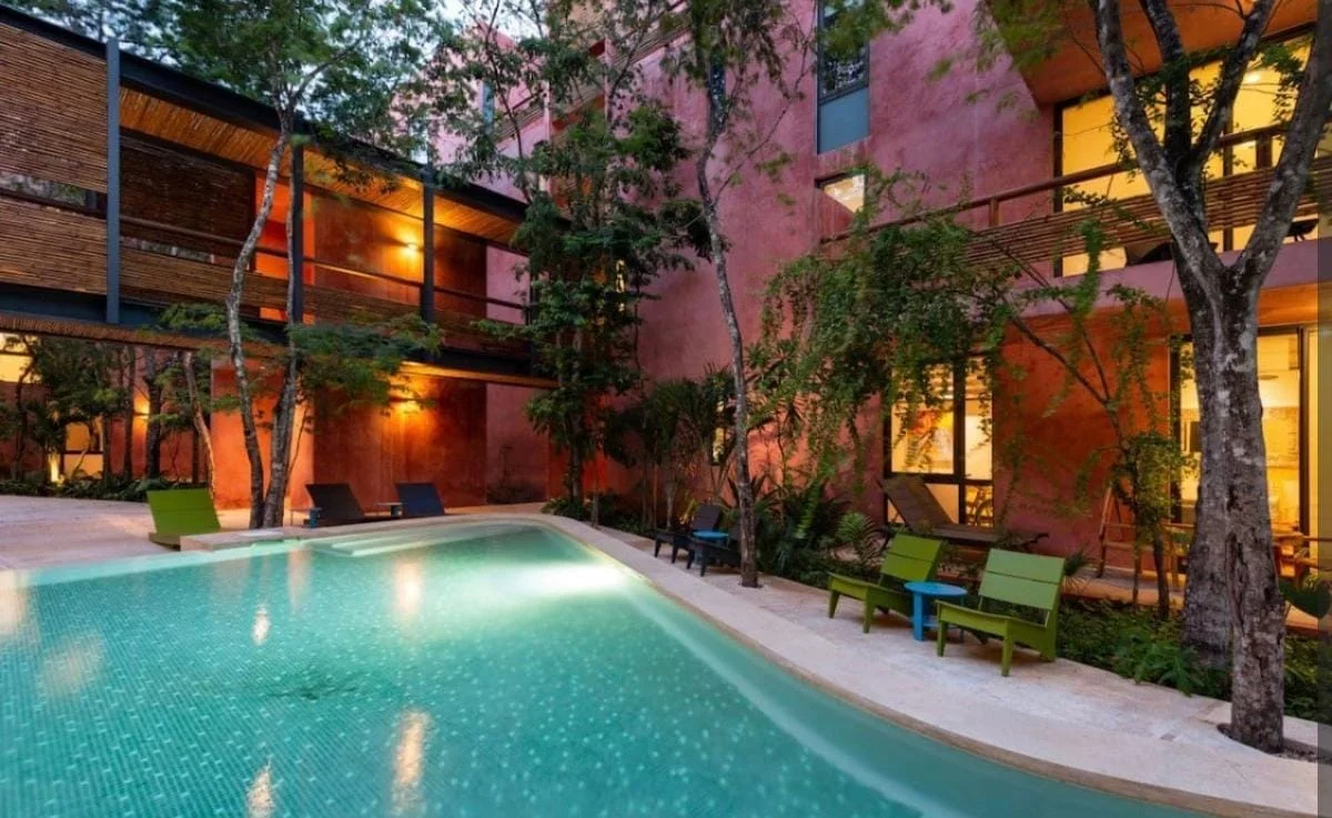 2-Bedroom Apartment in Aldea Zamá, Tulum with Pool View