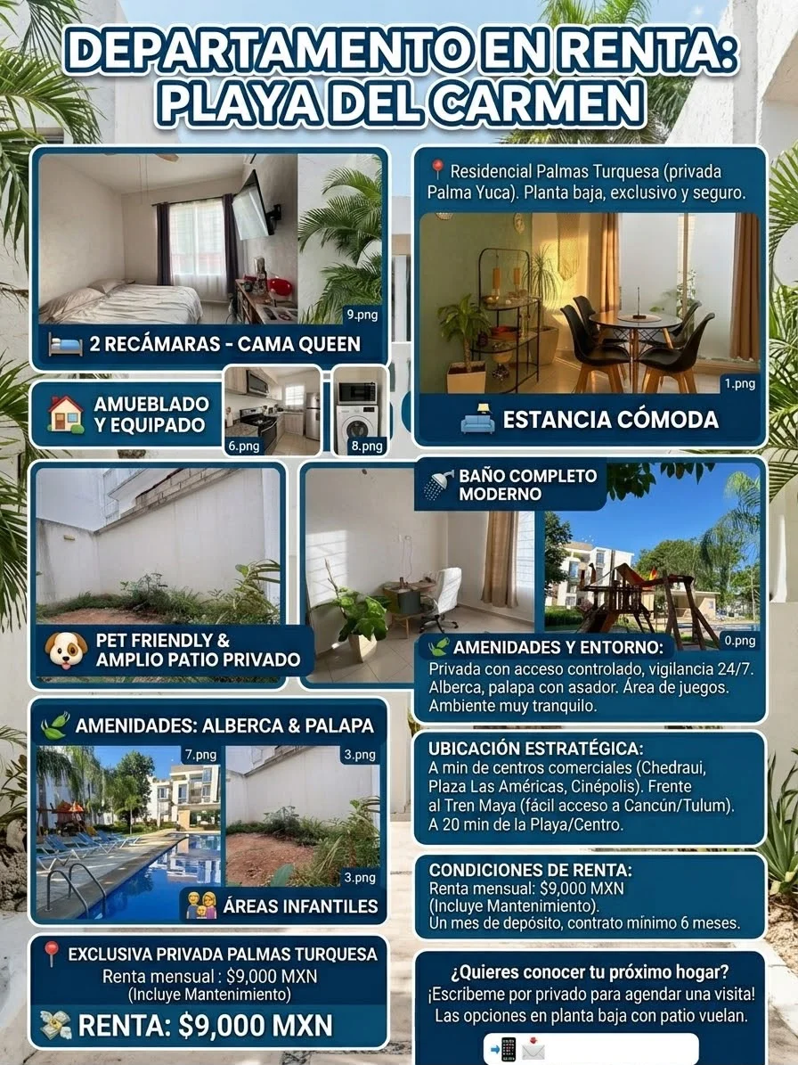 Ground Floor Property in Playa del Carmen