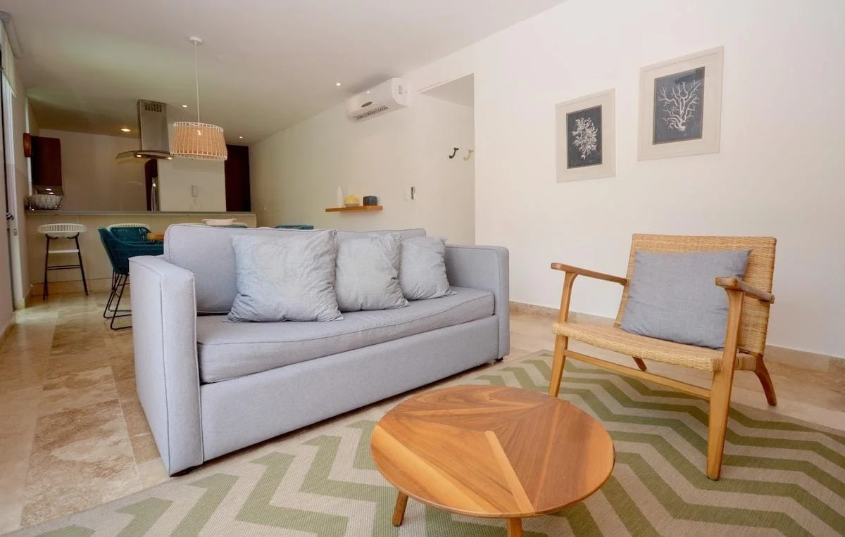 2-Bedroom Apartment in Aldea Zamá, Tulum with Pool View