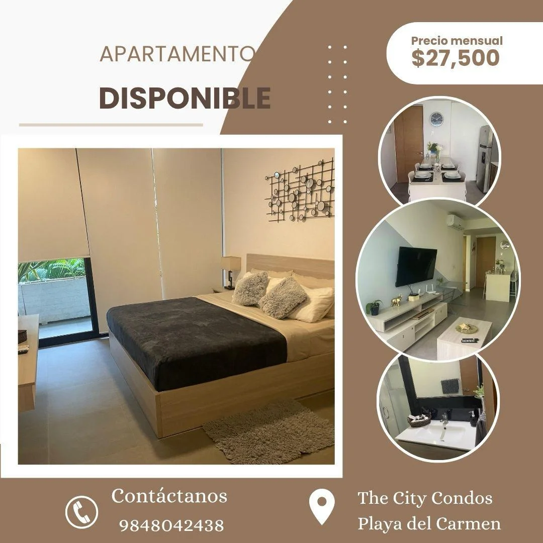 1 Bedroom Apartment in Playa del Carmen