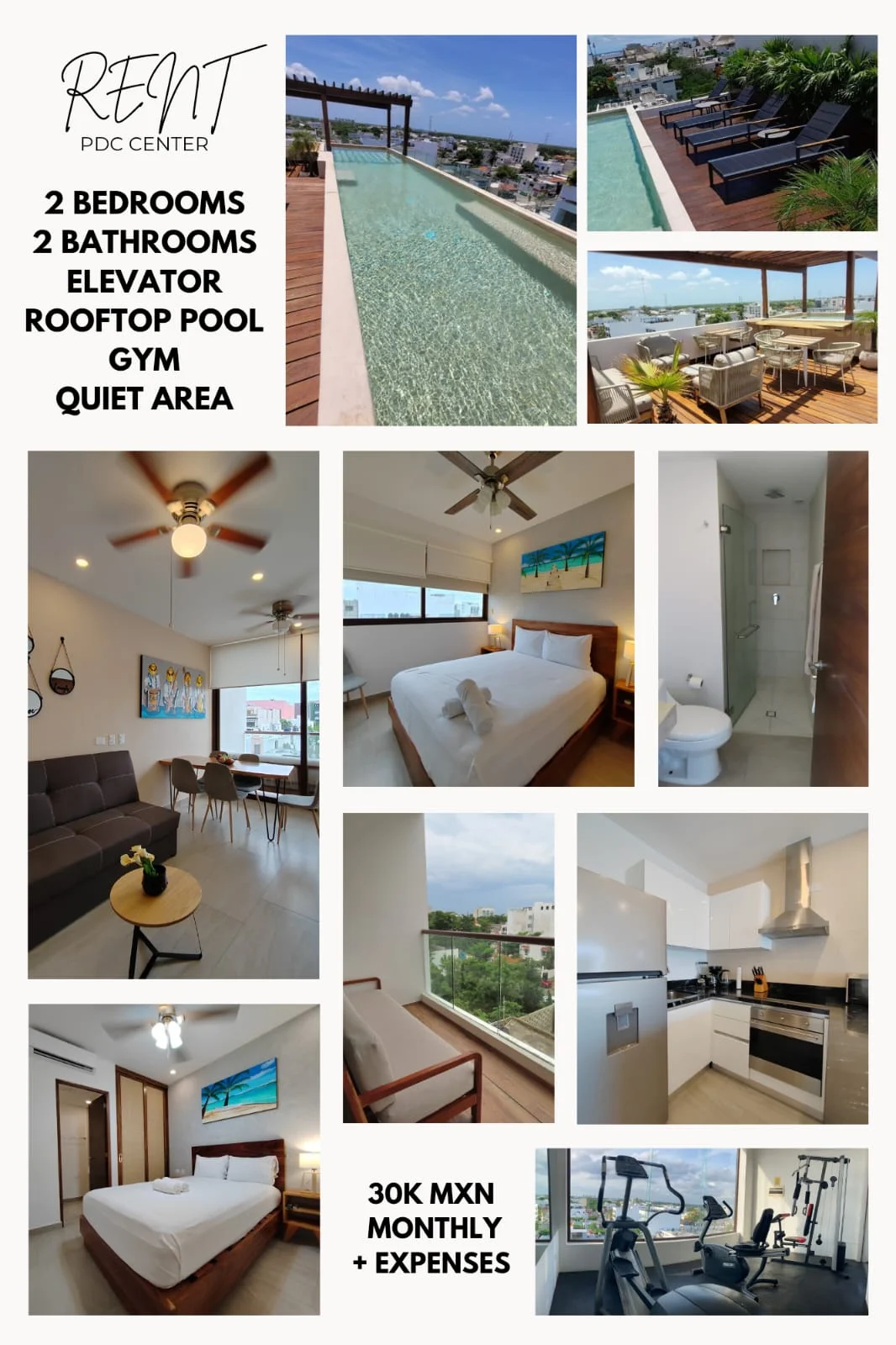 2 Bedroom Apartment in Playa del Carmen