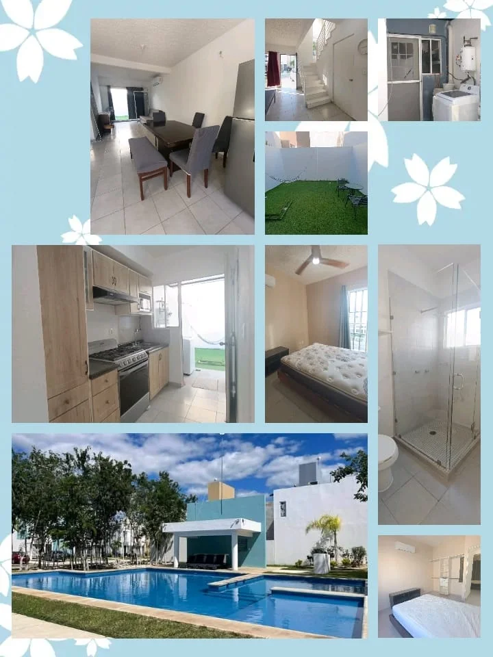 2-Bedroom House in Mision de las Flores, Playa del Carmen