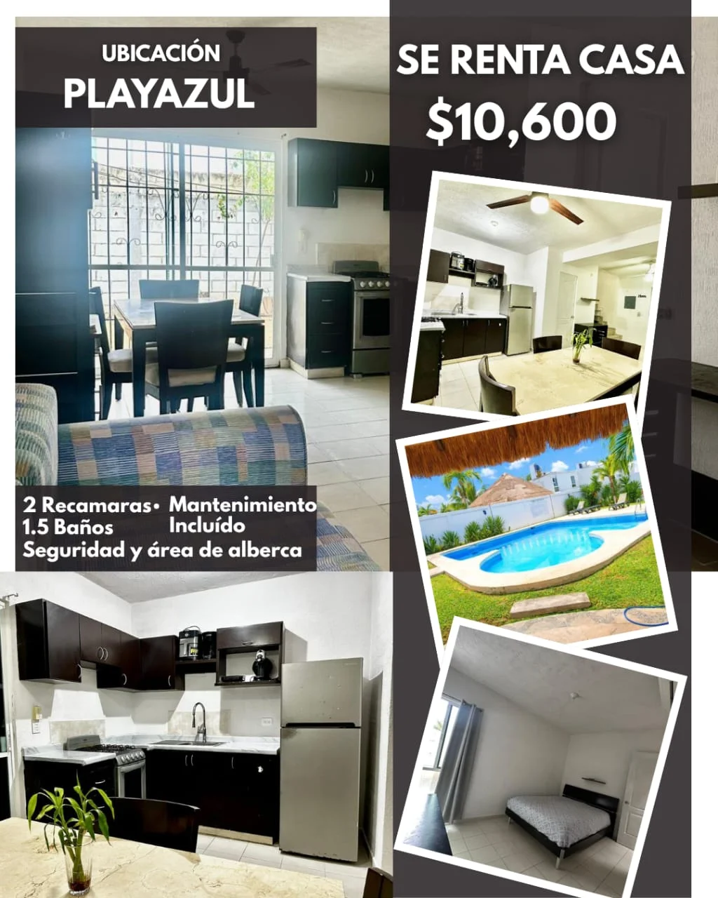 2 Bedroom House in Playa del Carmen