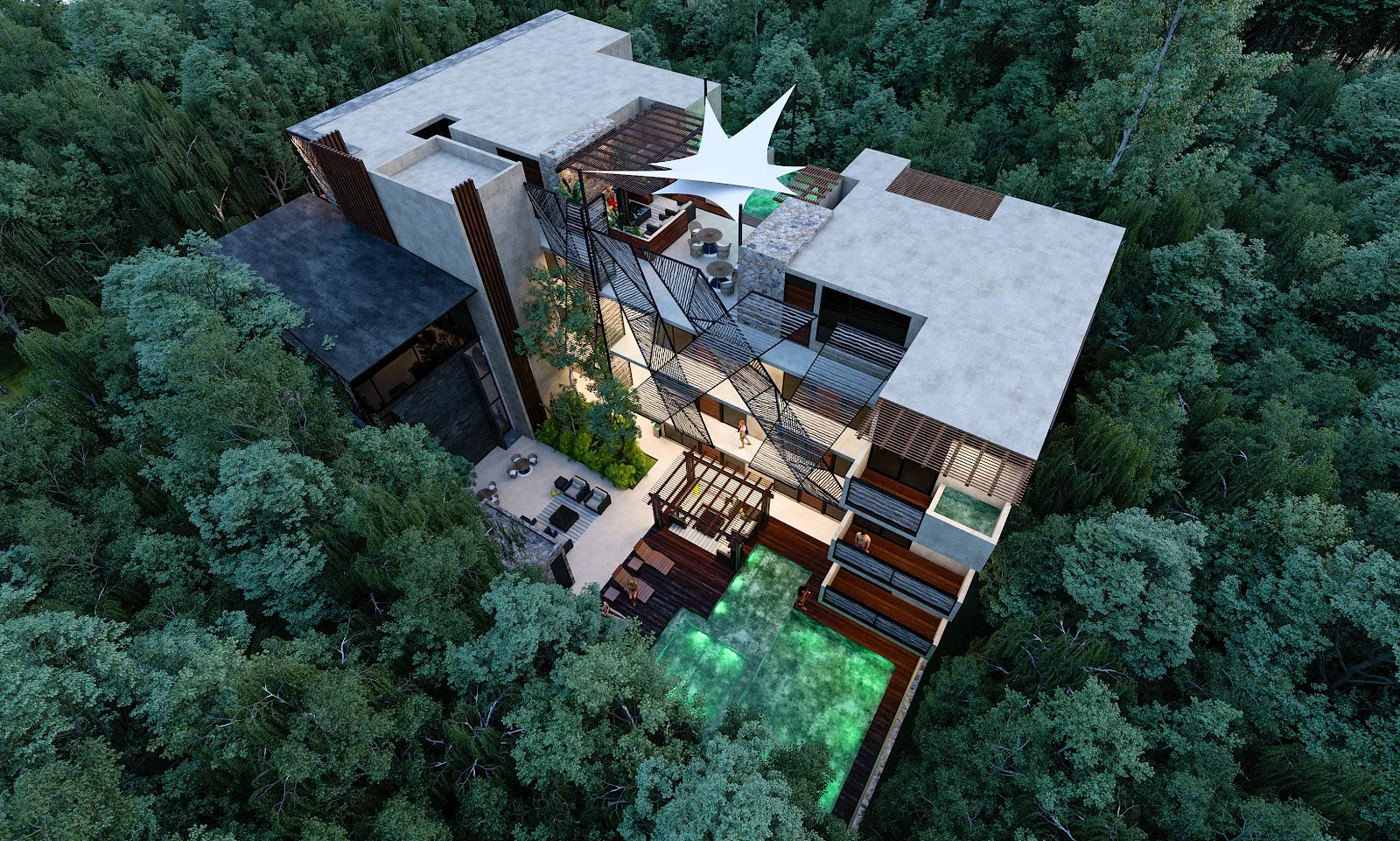 1 Bedroom Apartment for Rent in Tulum with Pools